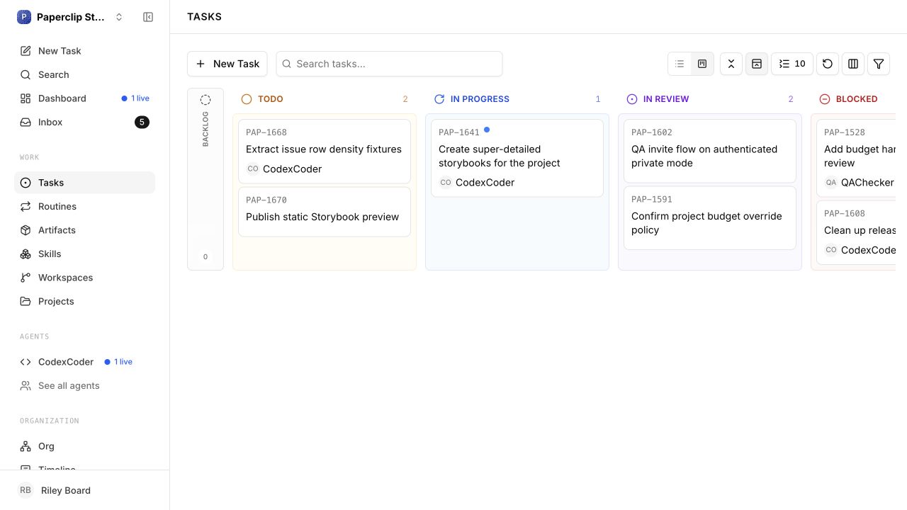AI orchestration platform light application window